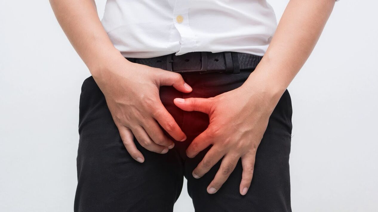kirkšnies skausmas su prostatitu