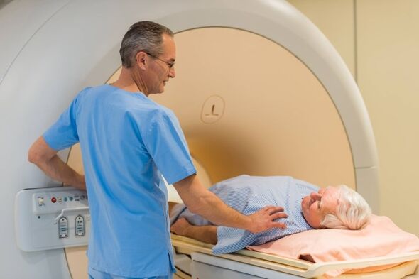 MRT ūminio prostatito diagnozei