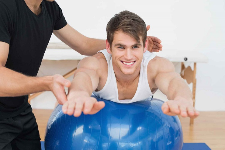 fitball pratimai prostatitui