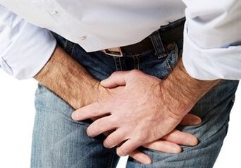 Skausmas tarpvietėje yra lėtinio prostatito požymis